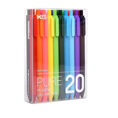 Набор гелевых ручек Xiaomi KACO Pure Plastic Gelic Pen (20шт)